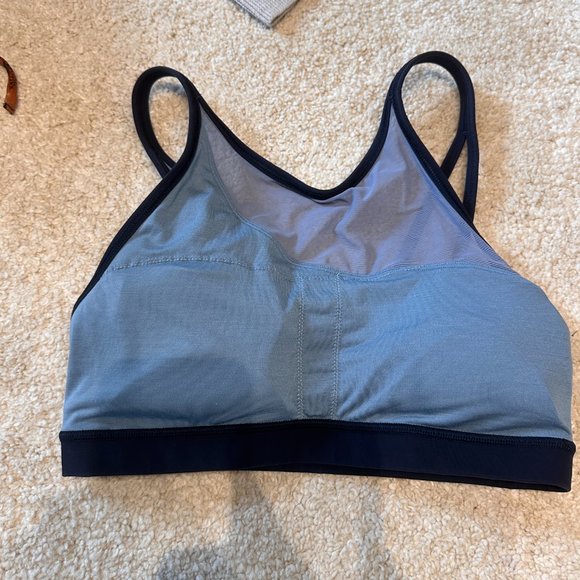lululemon sports bra blue single shoulder yoga size 4 - Picture 5 of 6
